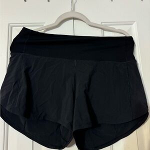Lululemon speed up shorts high rise black